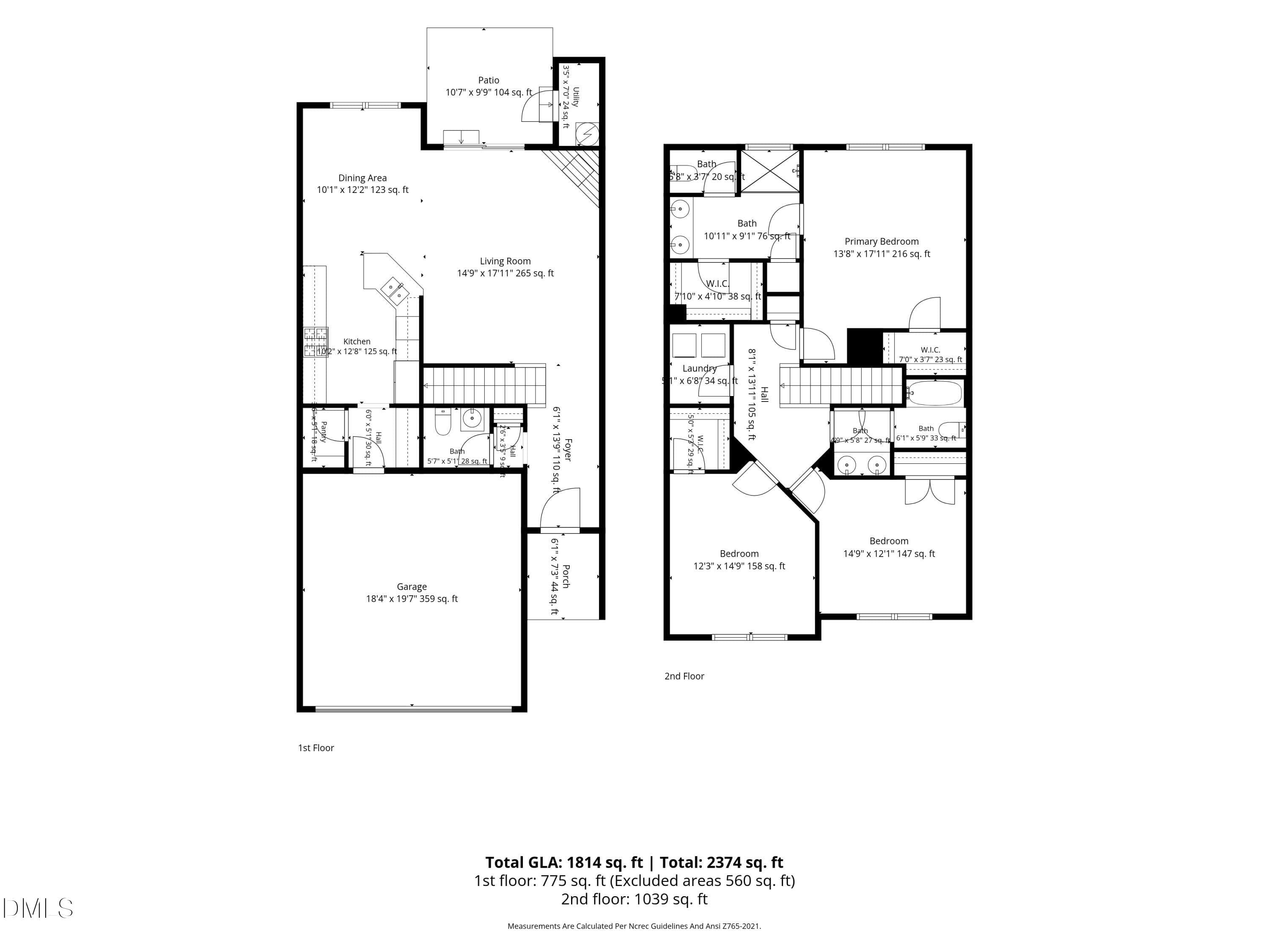 Floor plan - 224 Zante Currant Road - 224 Zante Currant Road, Durham, NC 27703
