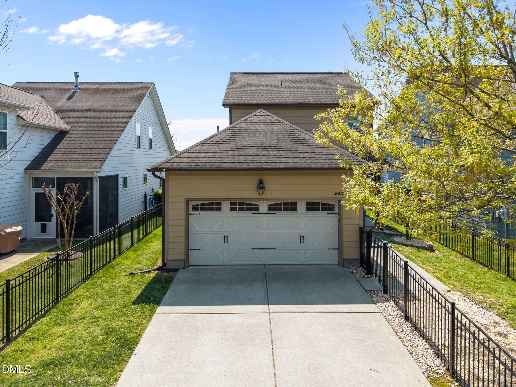 Exterior Garage view - 2608 Historic Circle, Morrisville, NC 27560, Morrisville