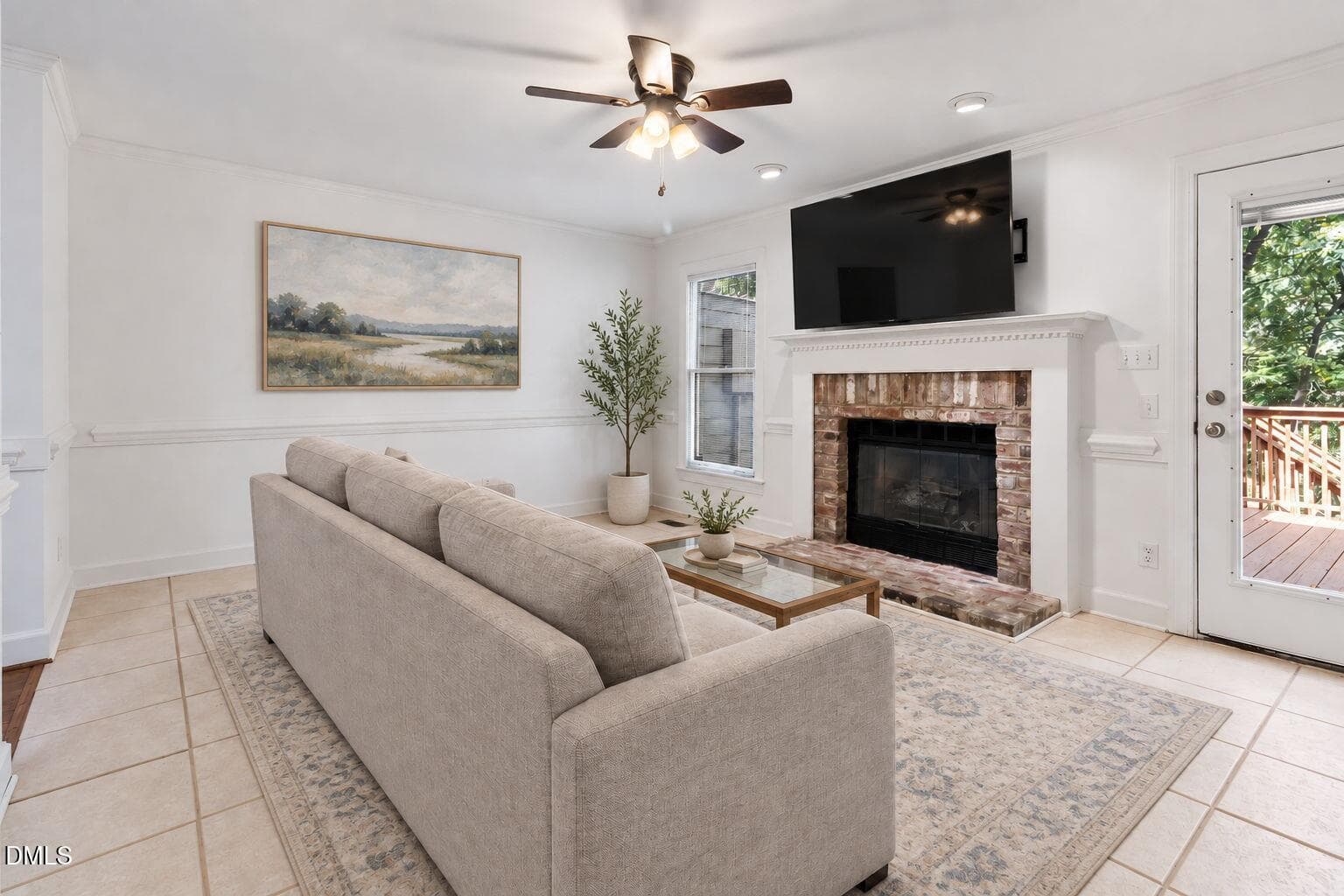 17-web-or-mls-living room staged 143 hed - 143 Hedgerow Court, Cary, NC 27513