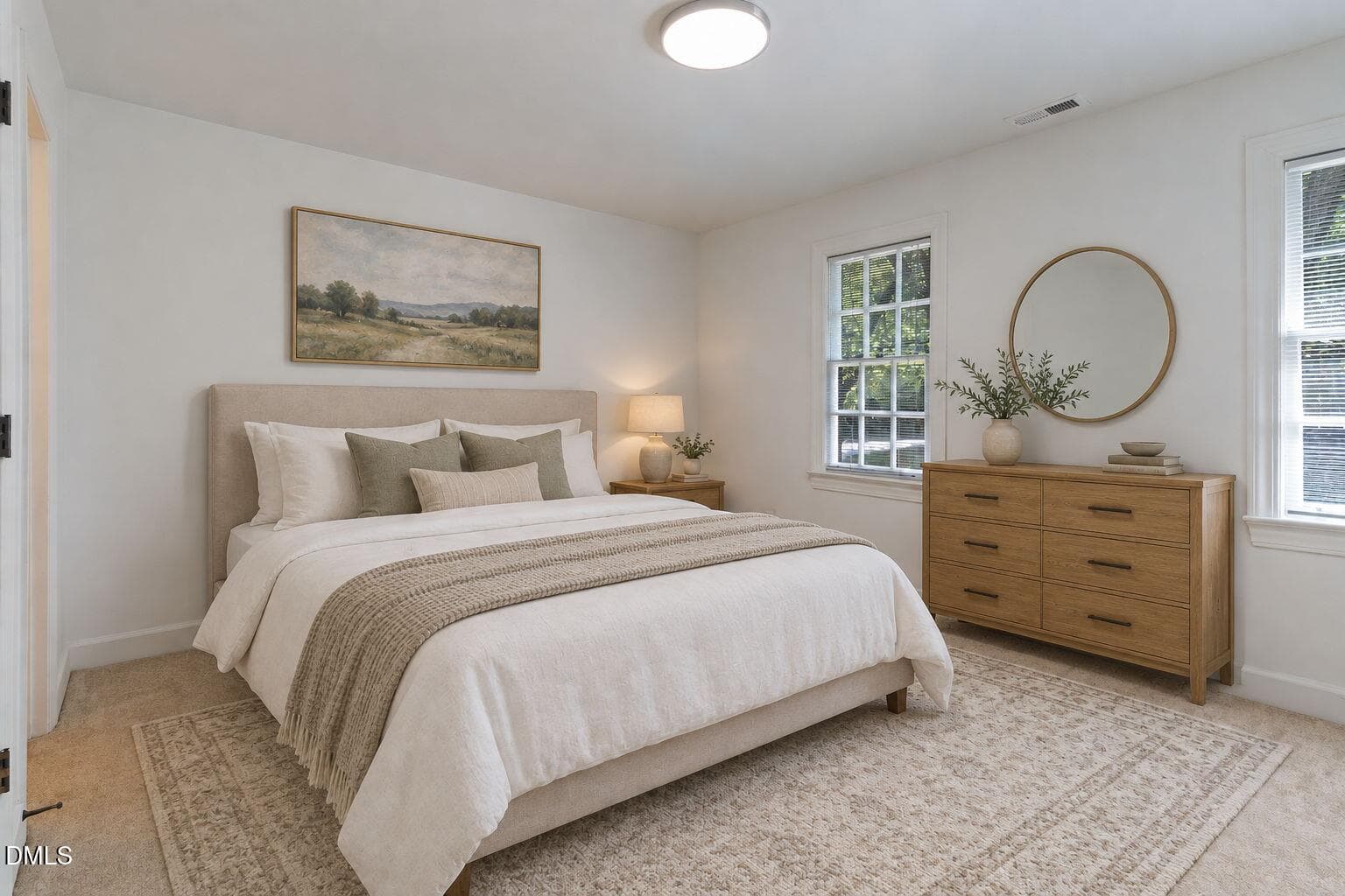 28-web-or-mls-staged bedroom 143 hedgegr - 143 Hedgerow Court, Cary, NC 27513