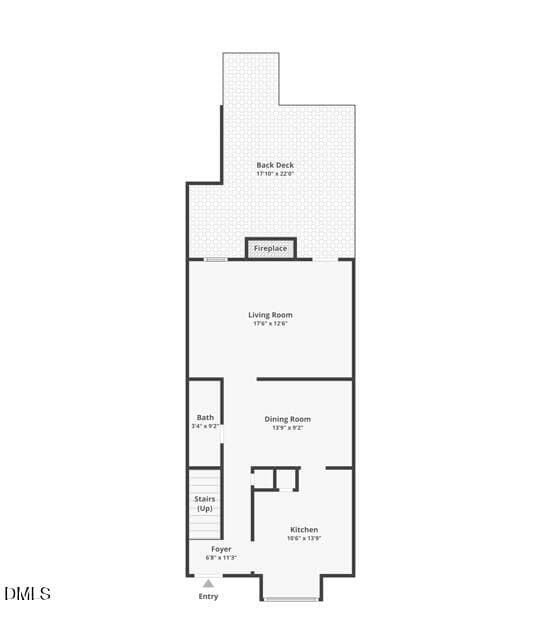 1st floor png - 143 Hedgerow Court, Cary, NC 27513
