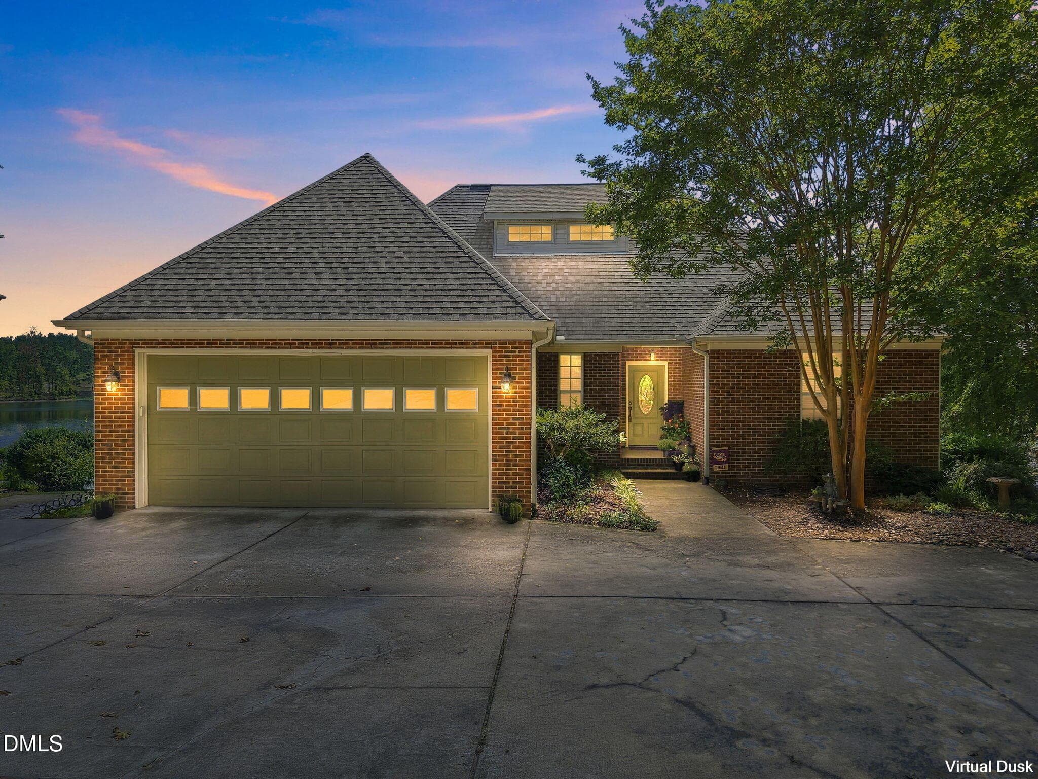 FRONT TWILIGHT - 160 Crystal Bay Road, Semora, NC 27343, Semora