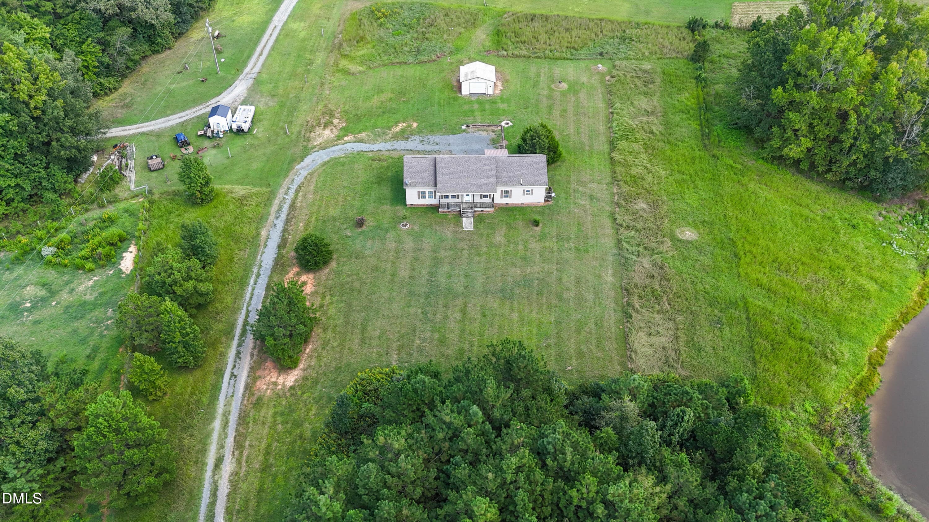 Aerial View - 5684 Rock Bottom Road, Oxford, NC 27565, Oxford
