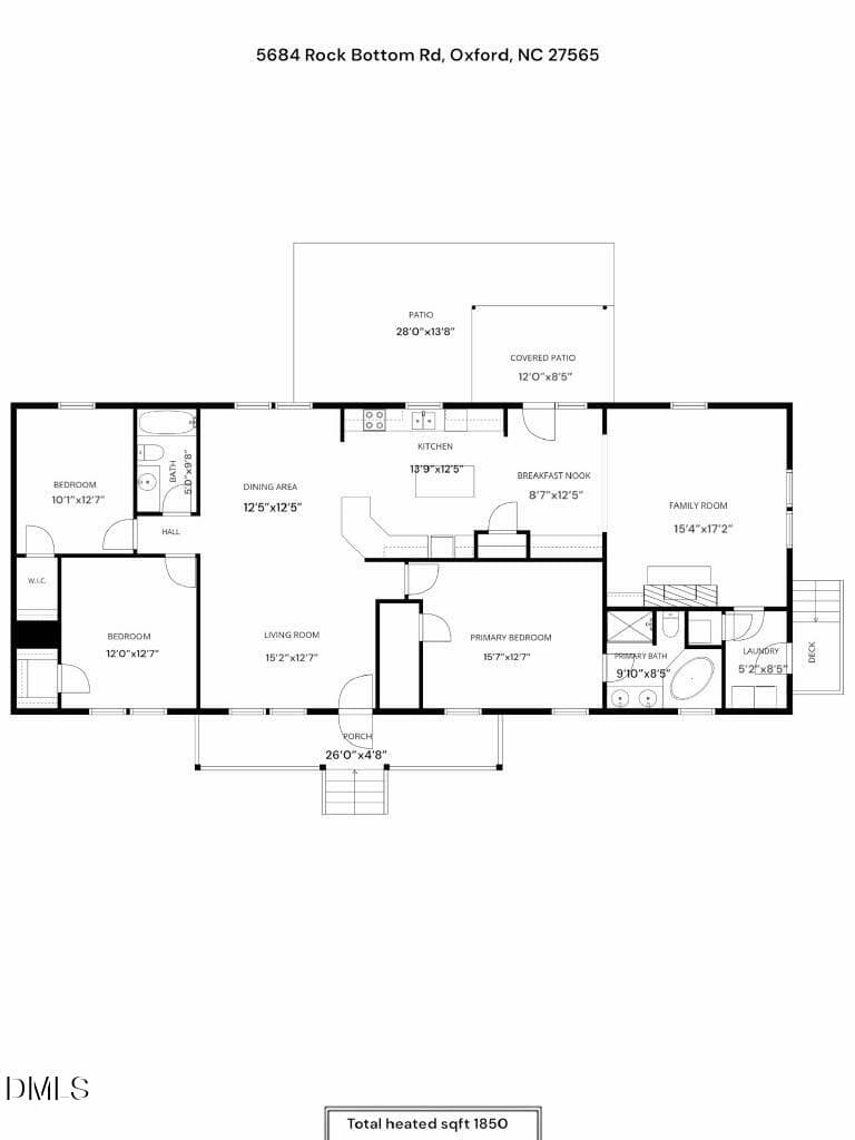 Plan - 5684 Rock Bottom Road, Oxford, NC 27565, Oxford