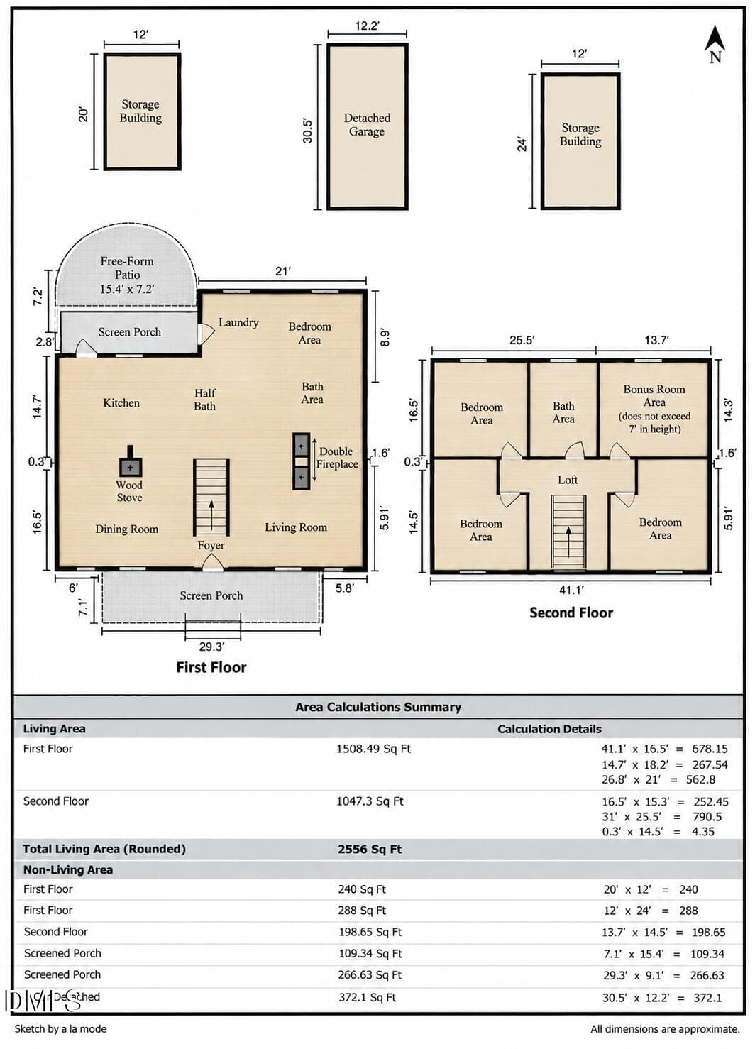 Floorplan Final- Flier - 1406 E Main Street, Graham, NC 27253