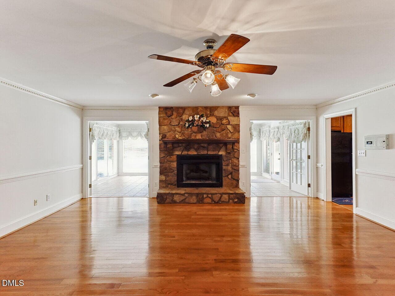 006-1280x960-family-room-with-fireplace - 1607 Cash Road, Creedmoor, NC 27522