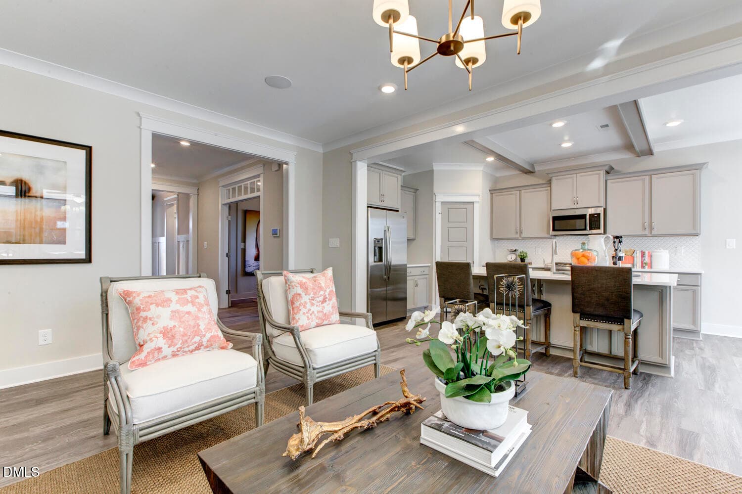 Open living area - 50 Ivy Ridge Way, Youngsville, NC 27596