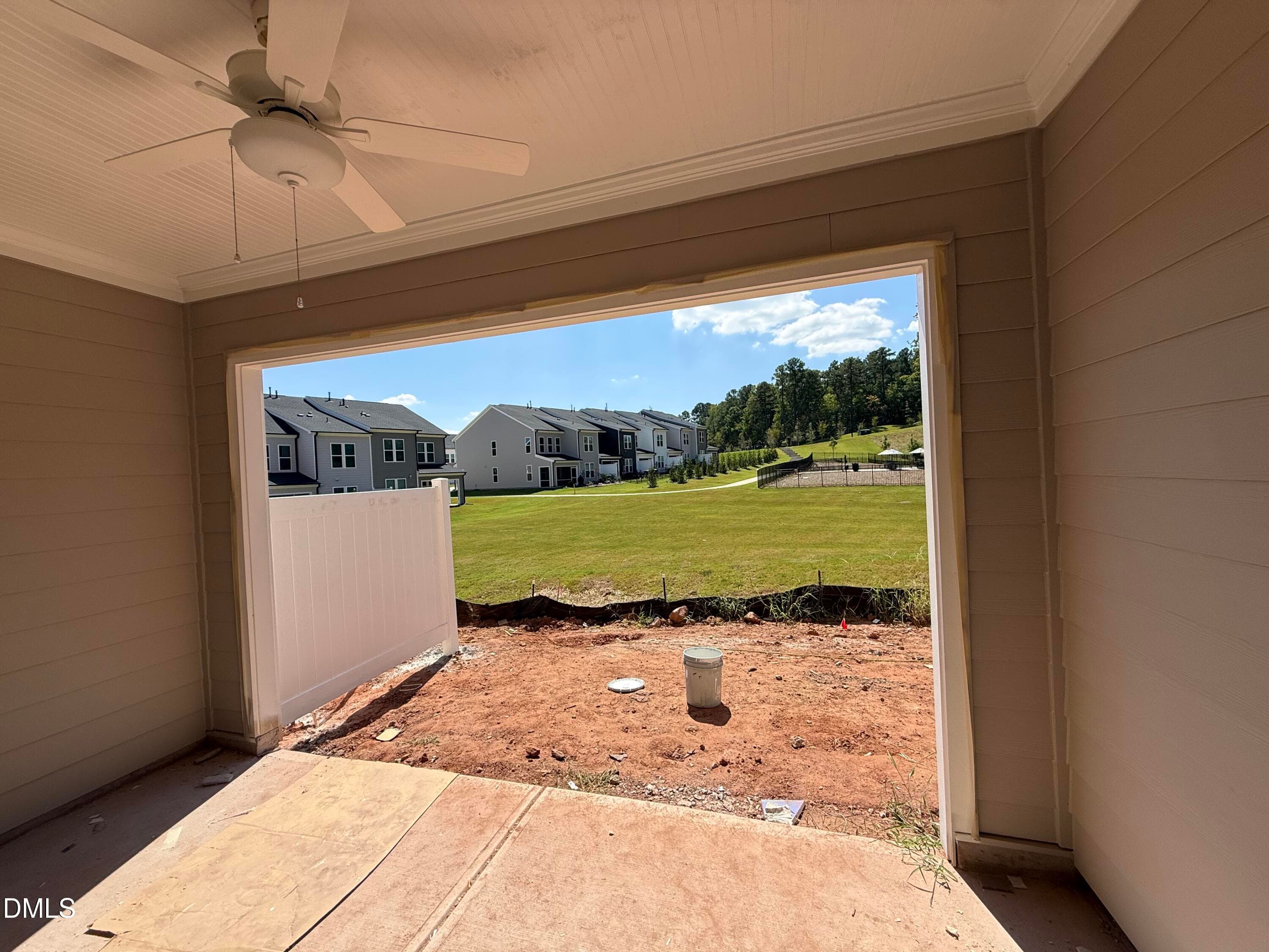 Rear Patio and View - 611 Lanceleaf Lane 14, Durham, NC 27703