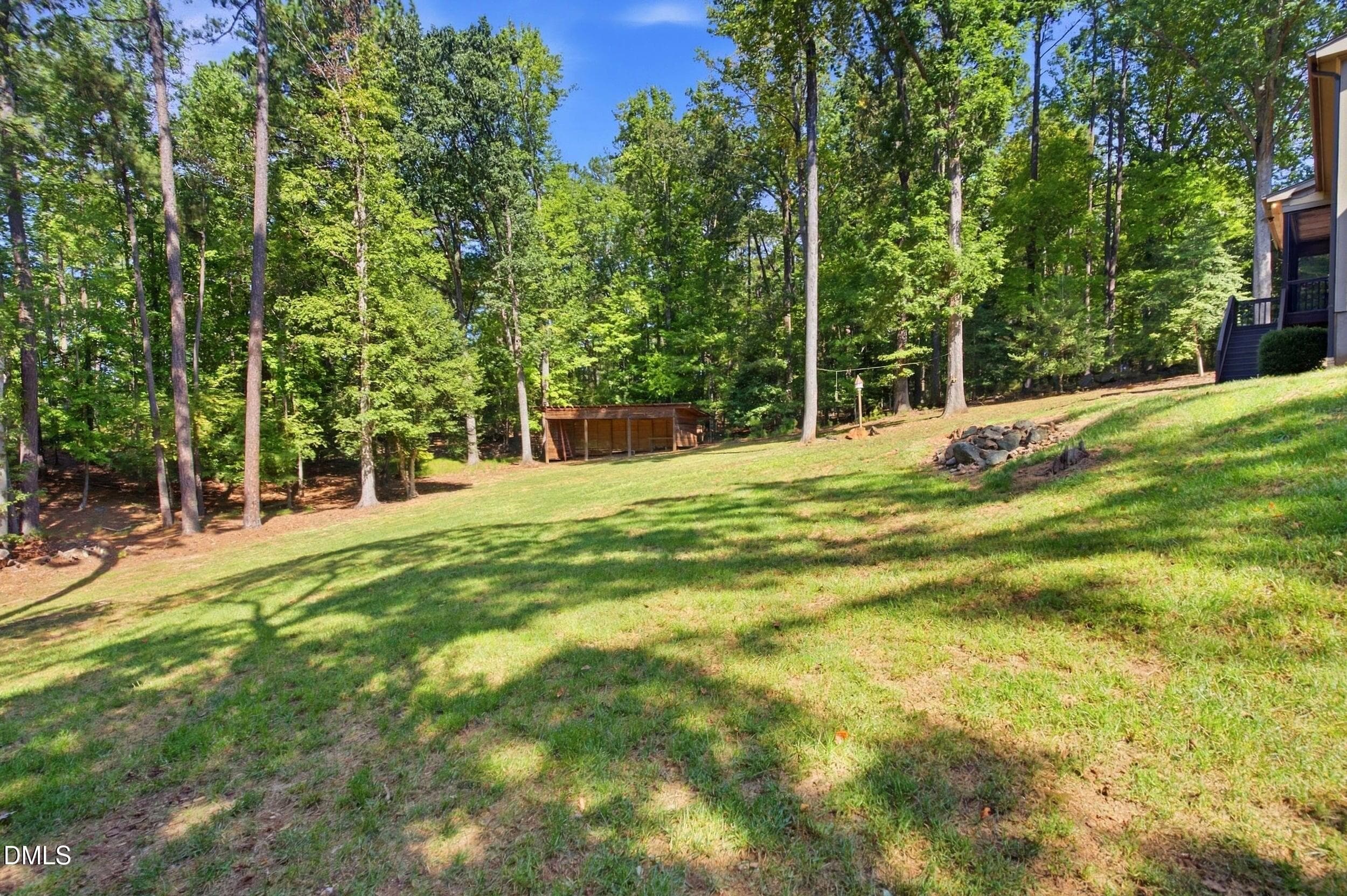 Private Backyard - 1708 Everett Ridge Court, Wake Forest, NC 27587