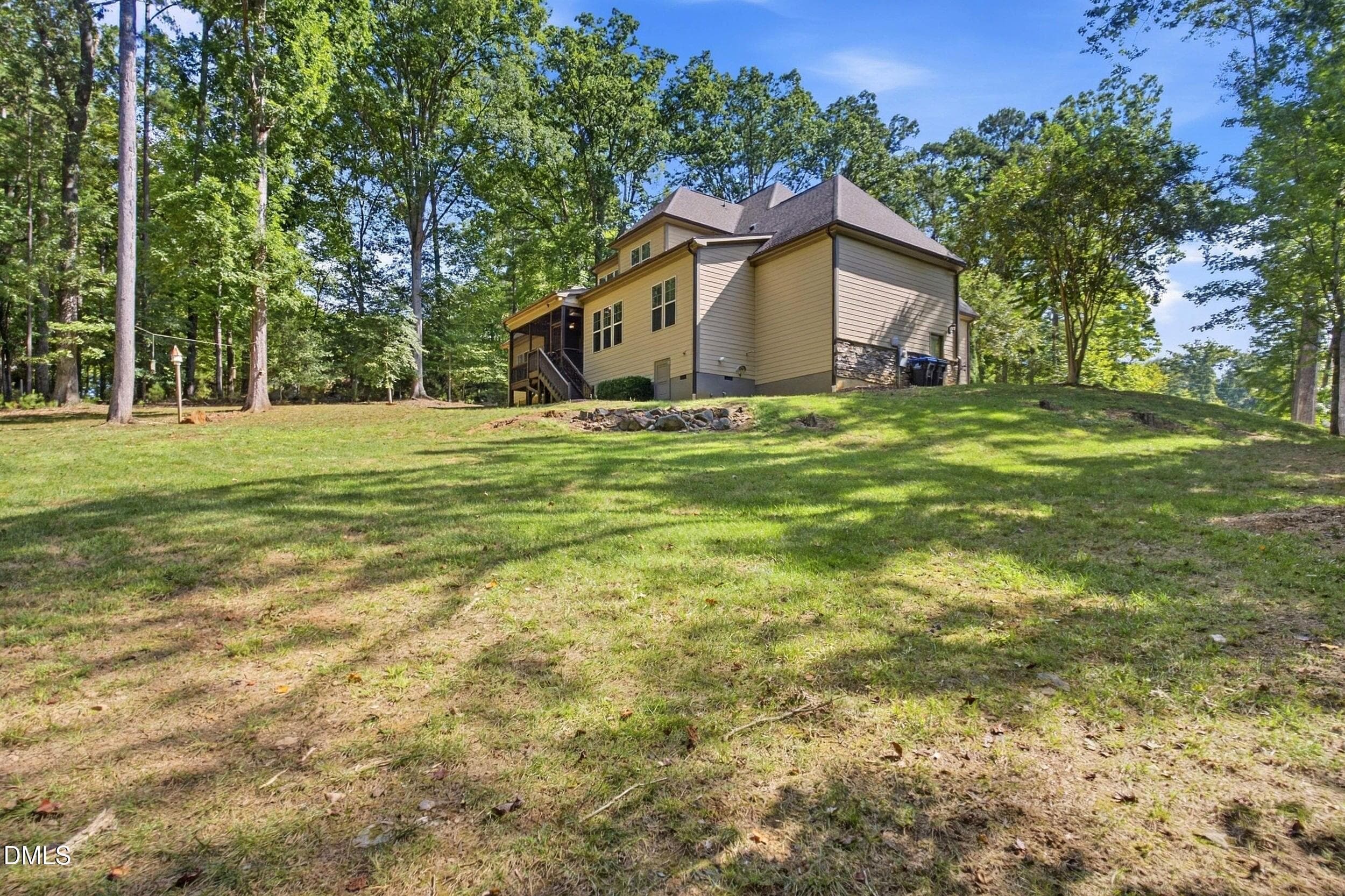 Private Backyard - 1708 Everett Ridge Court, Wake Forest, NC 27587