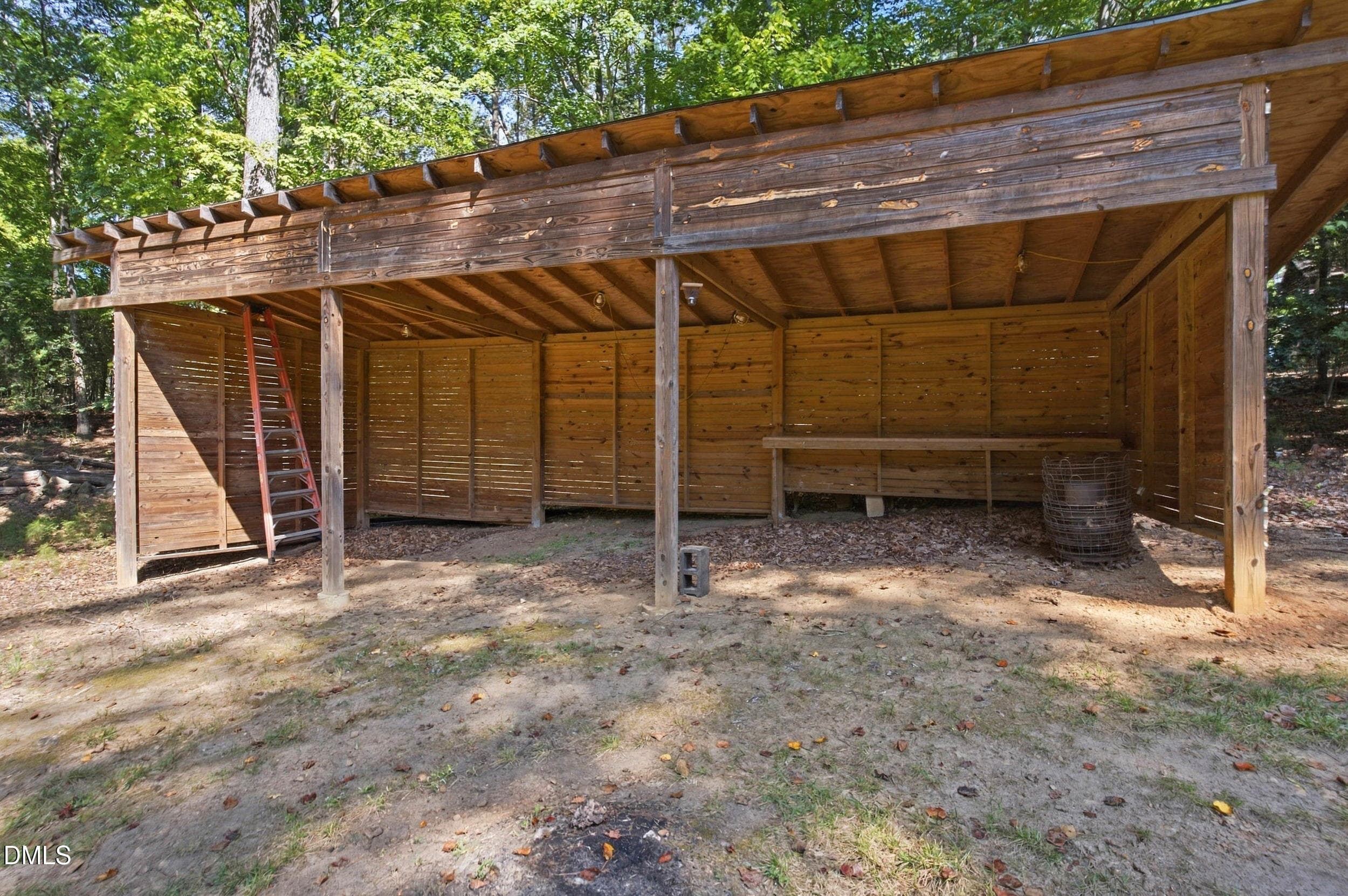 Closeup Storage Shed - 1708 Everett Ridge Court, Wake Forest, NC 27587