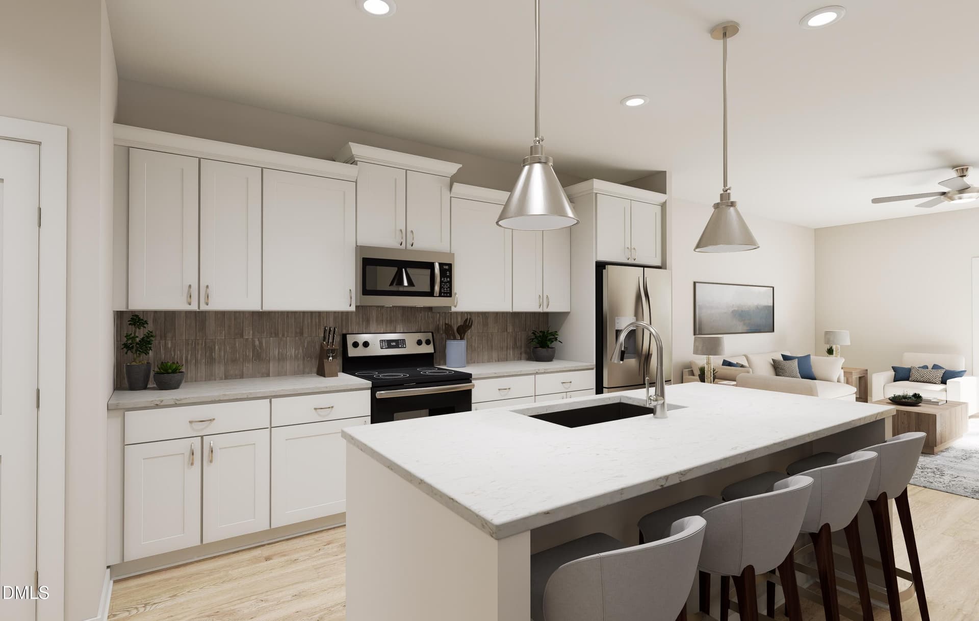 Interior Kitchen - 207 Kerag Way, Garner, NC 27529