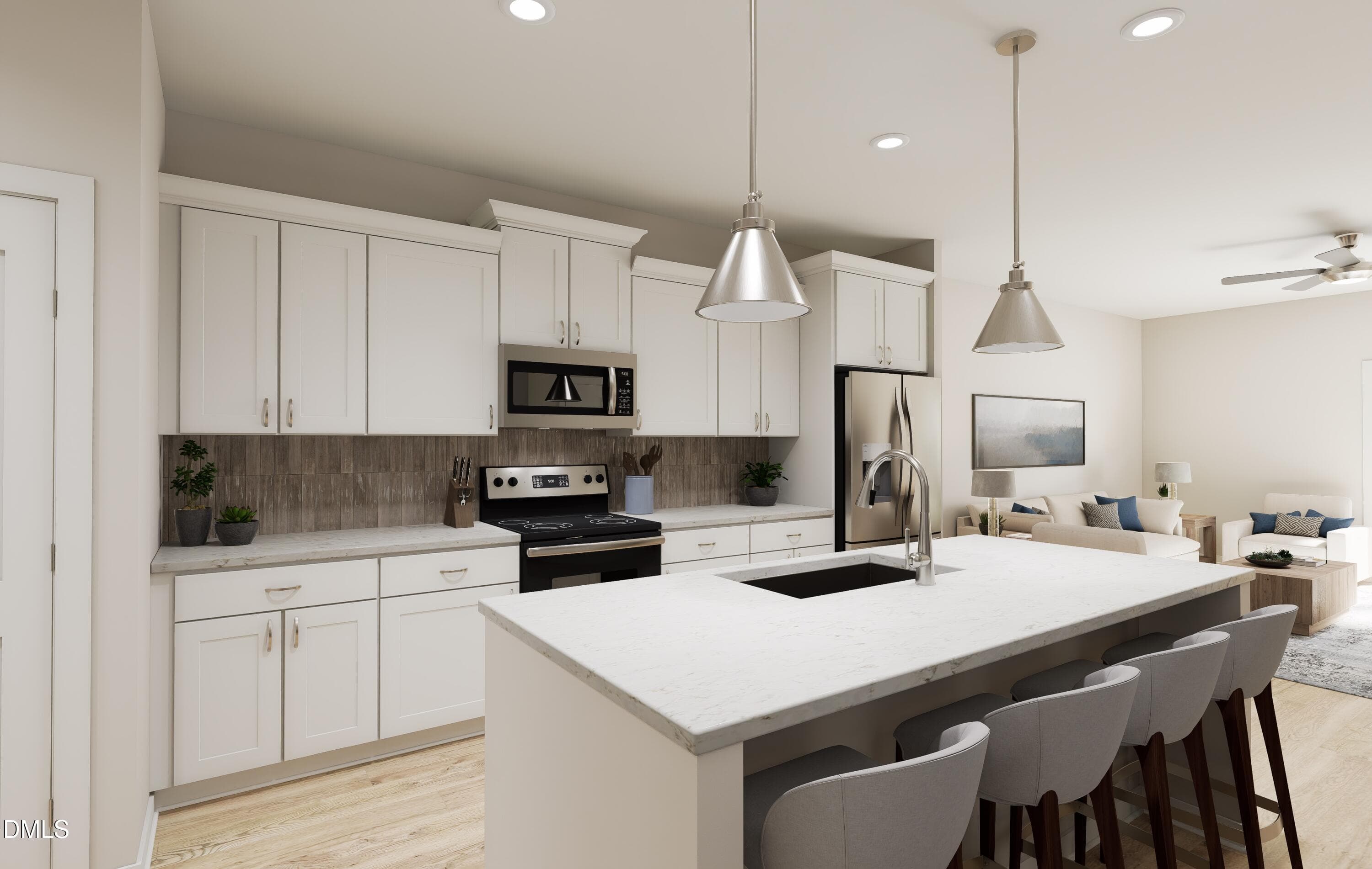 Interior Kitchen - 205 Kerag Way, Garner, NC 27529