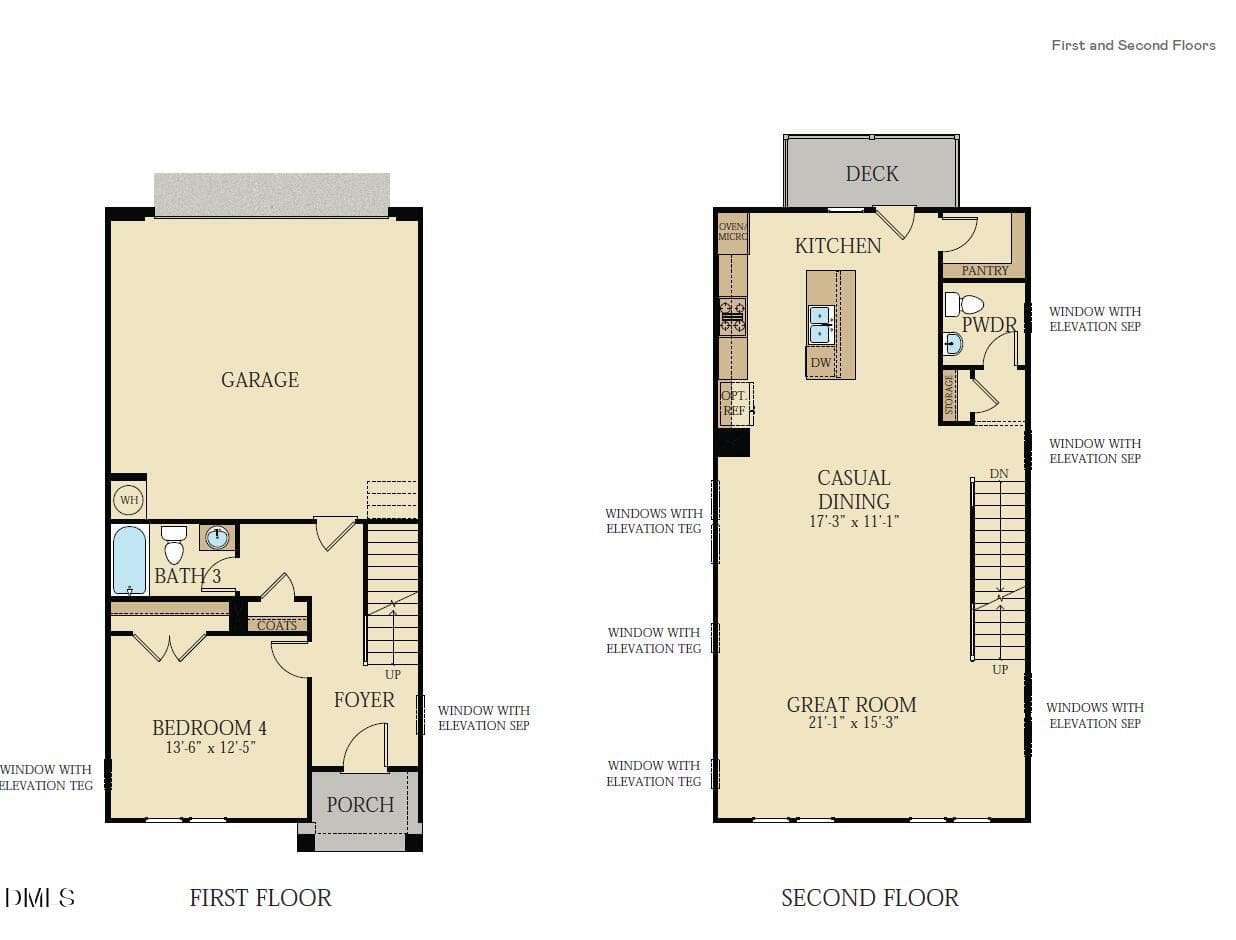 Barrett flrpln 1&2 - 504 Trilith Place, Durham, NC 27713
