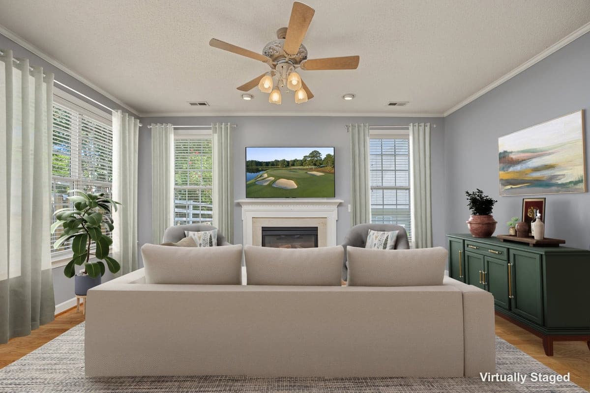 13GatheringStagedWithLabel.jpg - 113 Uplands Creek Drive, Cary, NC 27519