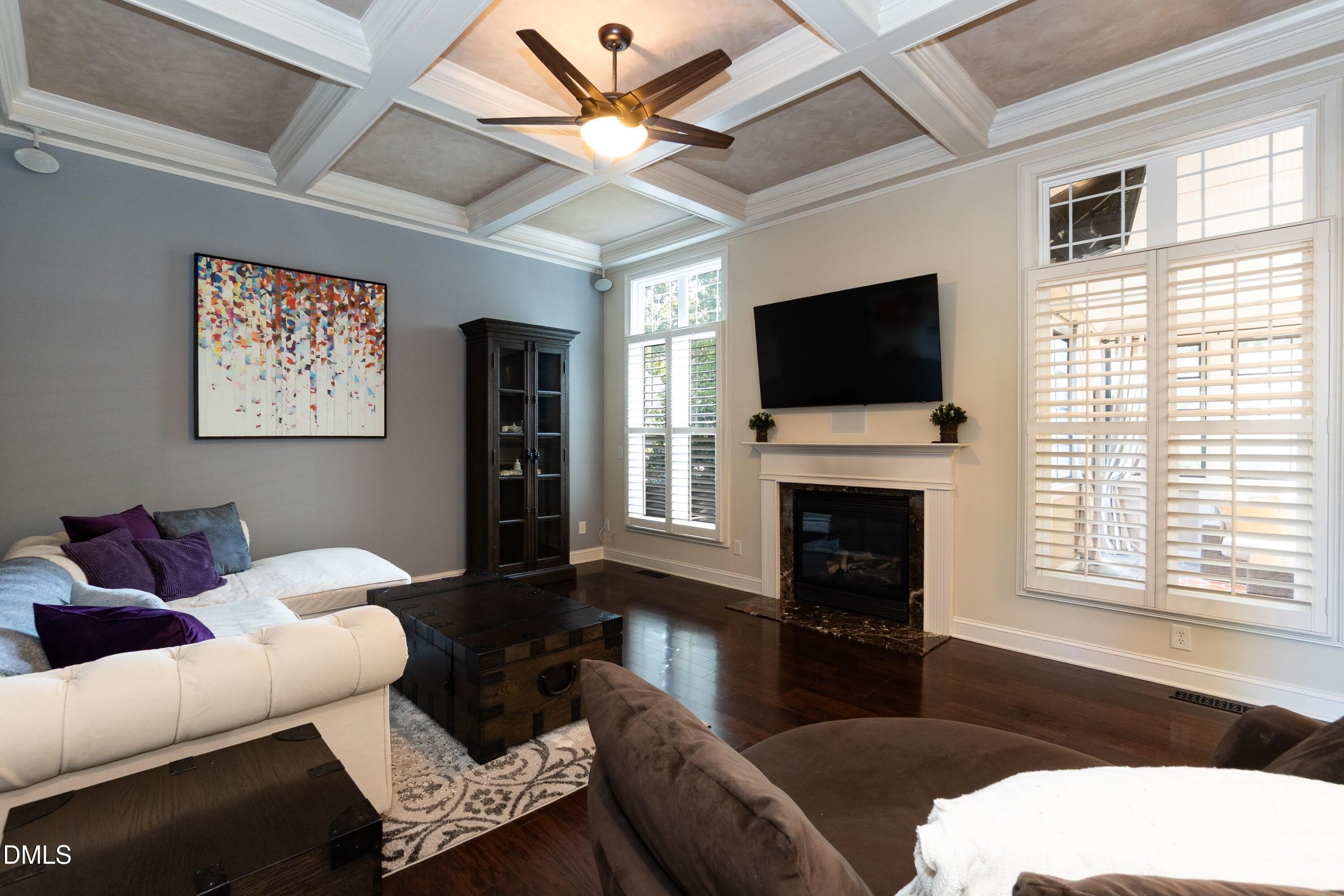 Living 01 - 4213 Oakthorne Way, Raleigh, NC 27613