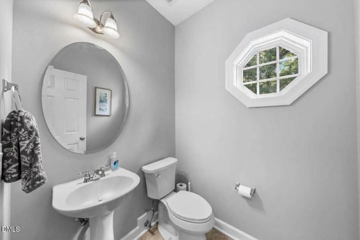 Convenient 1/2 bath on first floor - 5609 Paces Ferry Drive, Durham, NC 27712