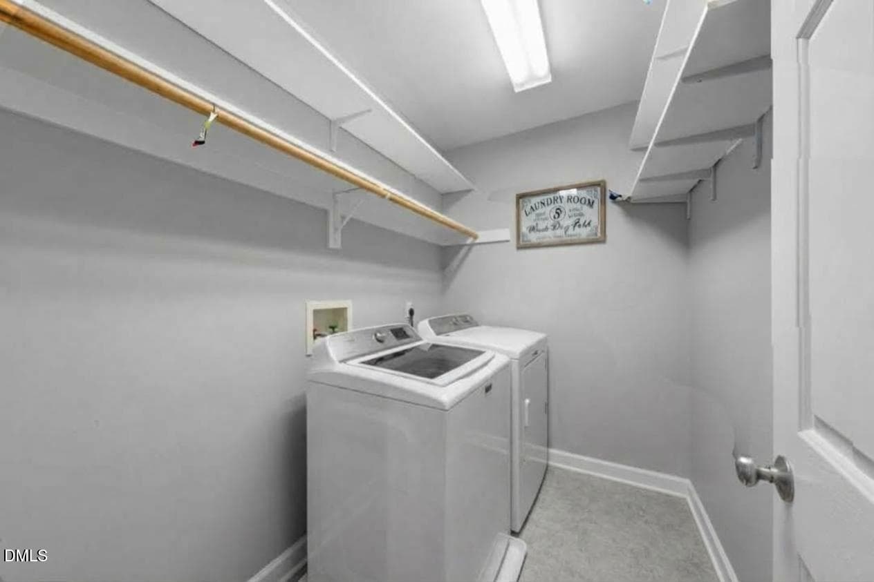 Washer/Dryer convey - 5609 Paces Ferry Drive, Durham, NC 27712