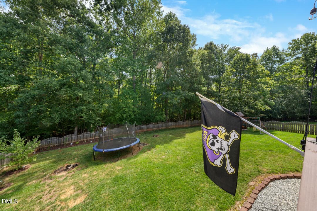 Enjoy the trees in back for privacy - 5609 Paces Ferry Drive, Durham, NC 27712