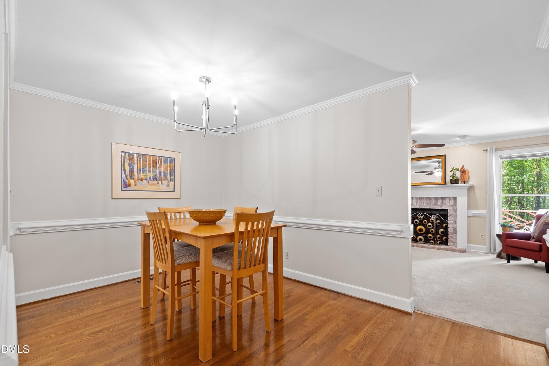 Oak hardwood floors - 129 Hedgerow Court, Cary, NC 27513