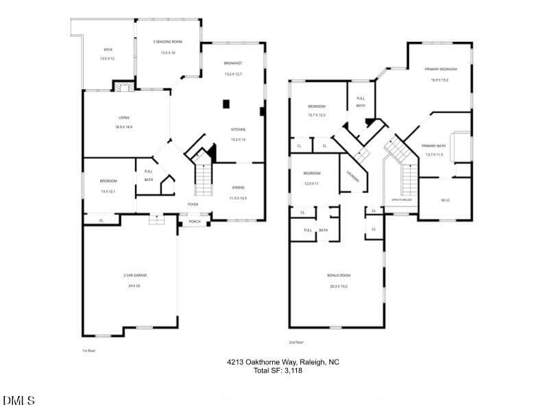sketch Oakthorne - 4213 Oakthorne Way, Raleigh, NC 27613