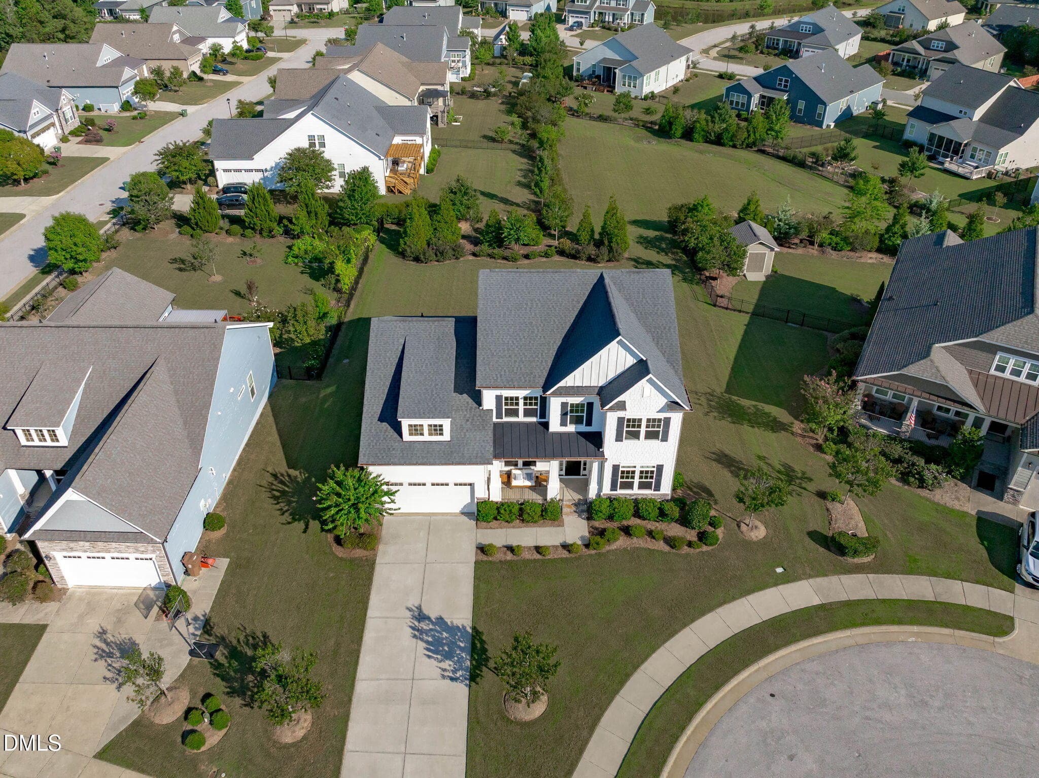 Aerial (2 of 6) - 205 Evanview Court, Apex, NC 27523