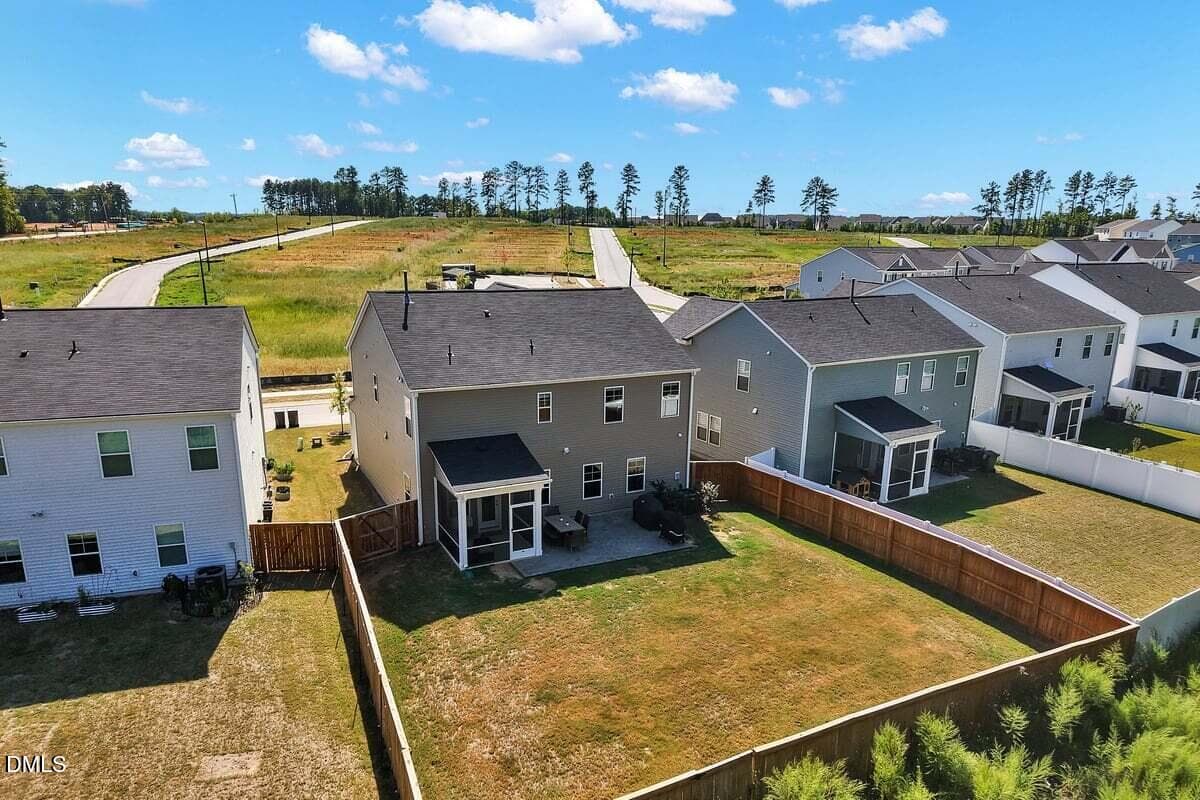 Private fenced backyard - 285 Carolina Maple Drive, Franklinton, NC 27525
