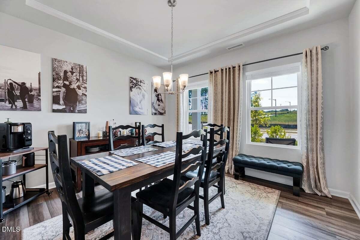 Separate dining room - 285 Carolina Maple Drive, Franklinton, NC 27525