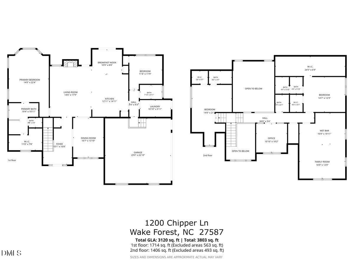 House plan - 1200 Chipper Lane, Wake Forest, NC 27587