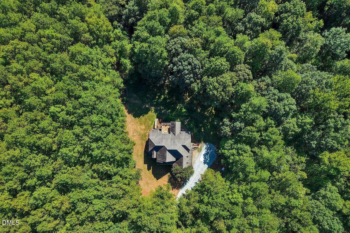 Aerial of property - 1200 Chipper Lane, Wake Forest, NC 27587