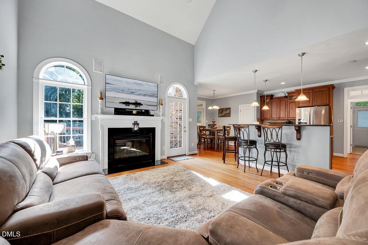 Two story family room - 1200 Chipper Lane, Wake Forest, NC 27587