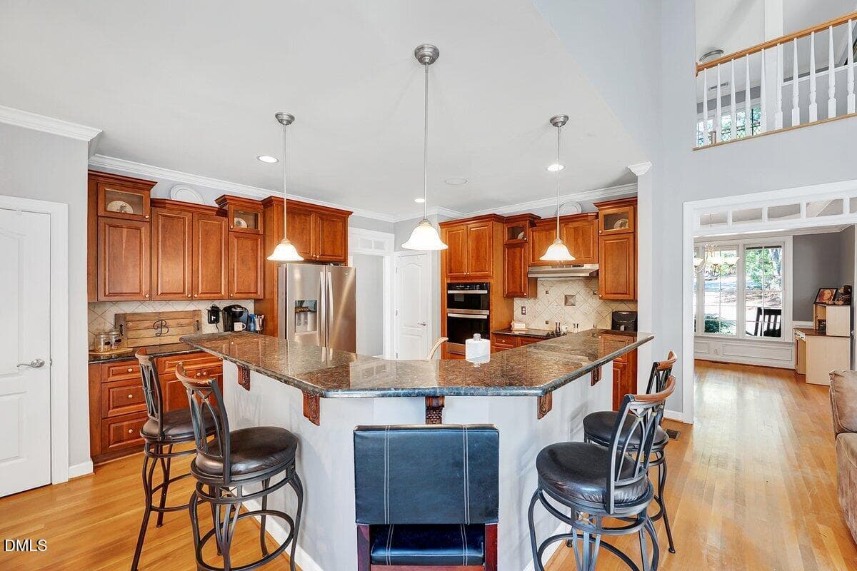 Granite Kitchen island - 1200 Chipper Lane, Wake Forest, NC 27587