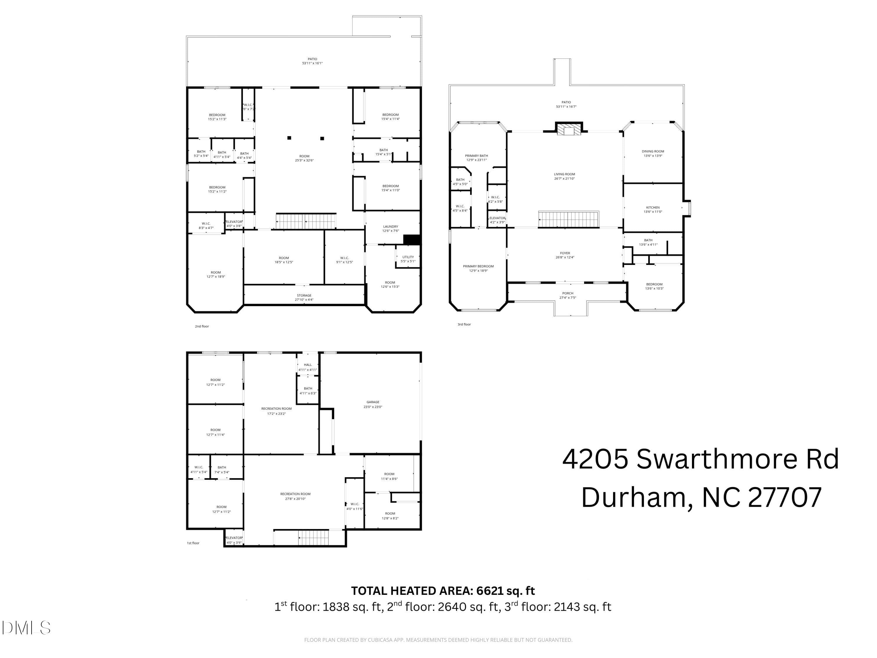3-4205 Swarthmore rd Floor Plan - 4205 Swarthmore Road, Durham, NC 27707