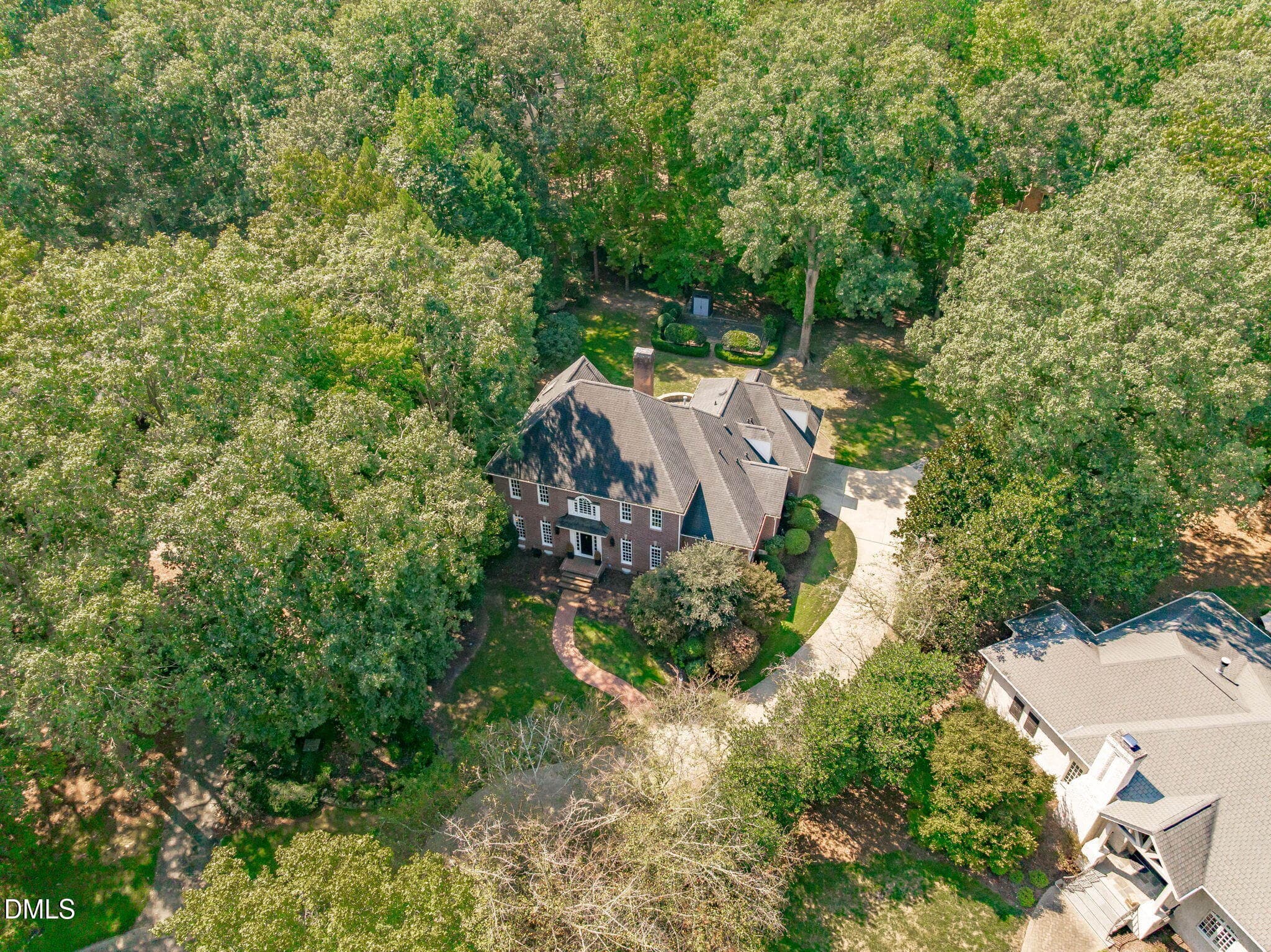 Aerial (1 of 7) - 206 Johnstone Court, Durham, NC 27712