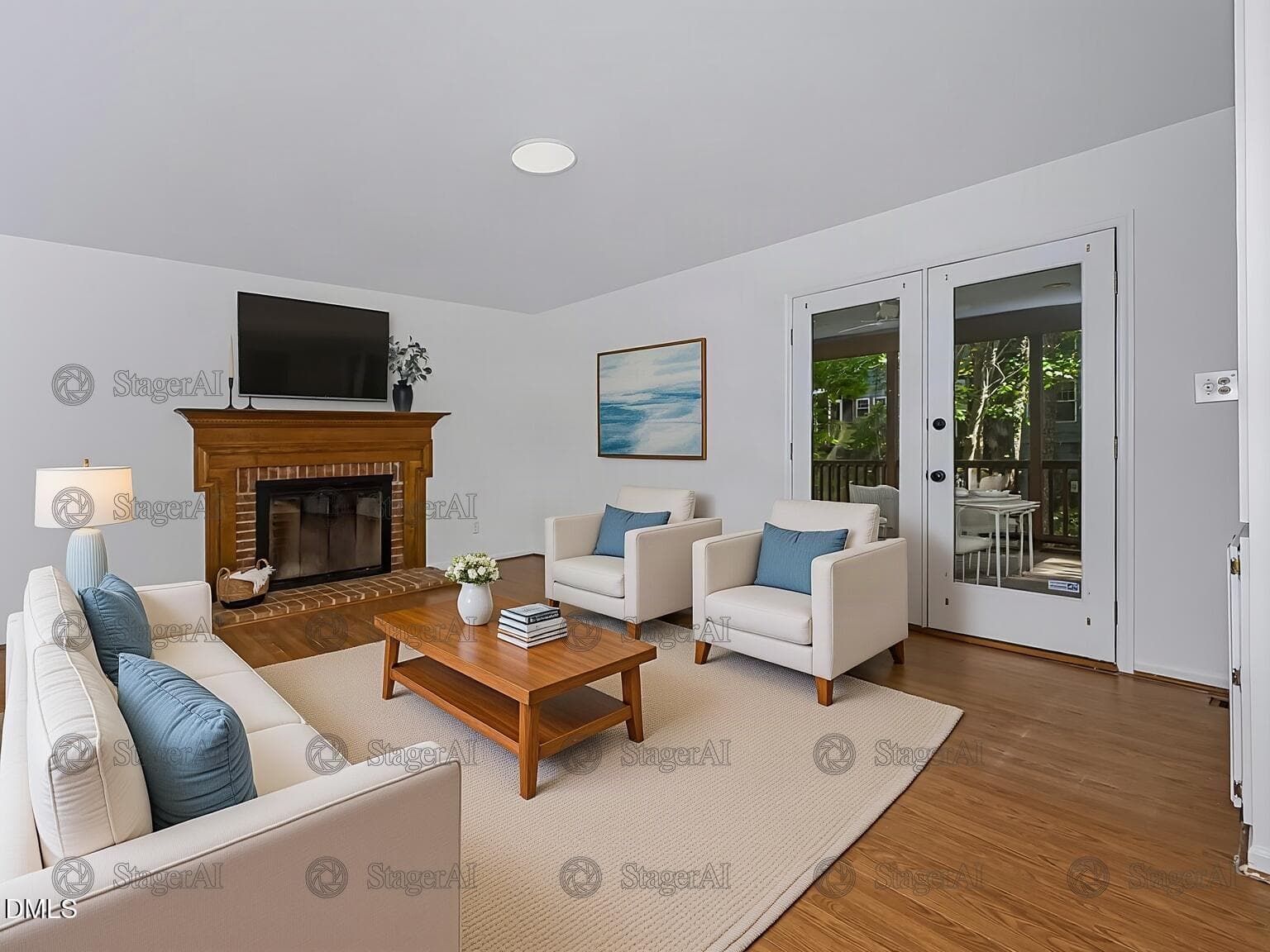 14.1-Family Room staged - 106 Foscoe Lane, Cary, NC 27513