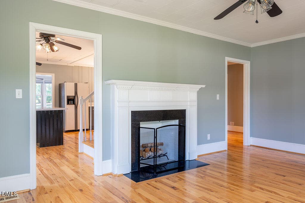 Fireplace in Main Living Room - 3199 Nc-55, Coats, NC 27521