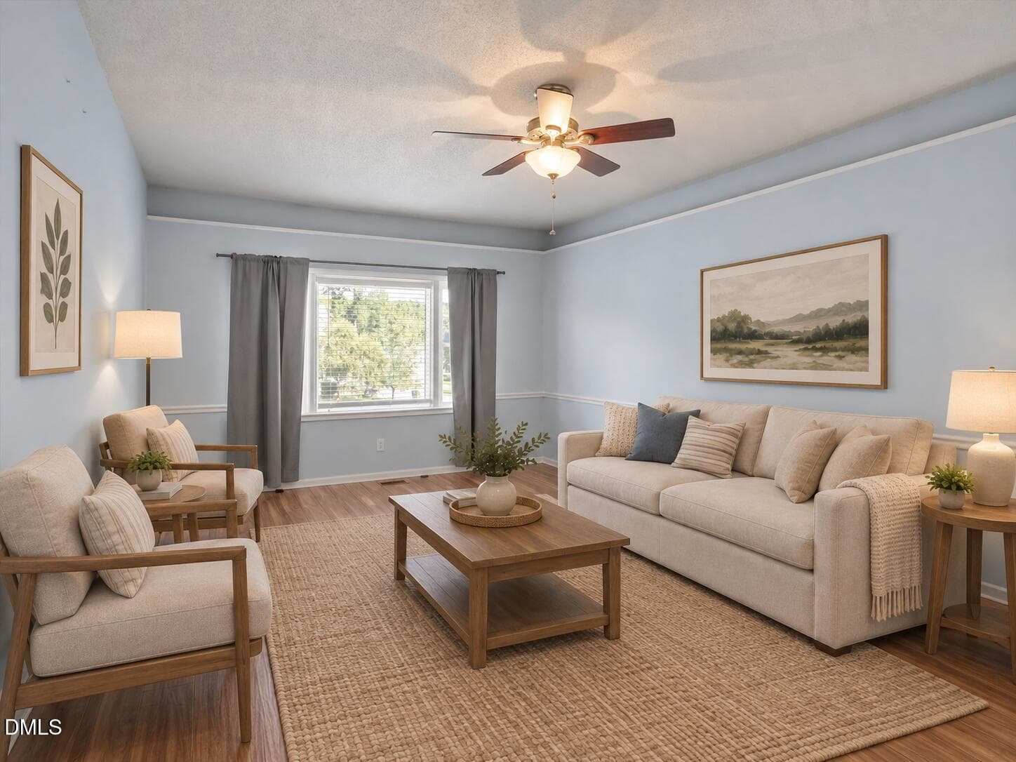 Digitally enhanced living room - 105 Stratford Drive, Wendell, NC 27591