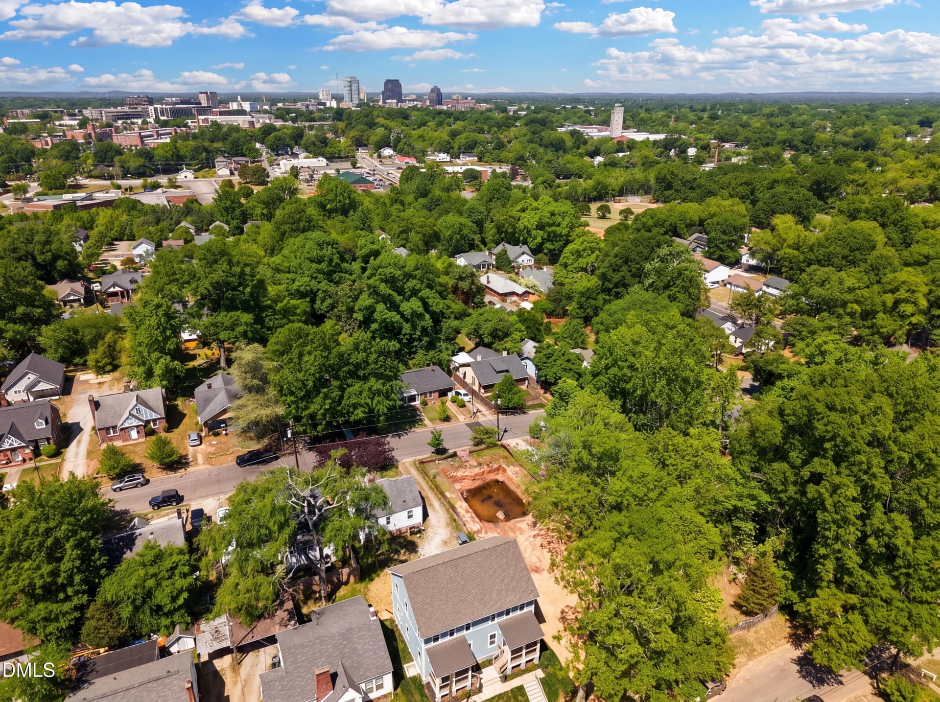 Aerial - 516 N Maple Street, Durham, NC 27703