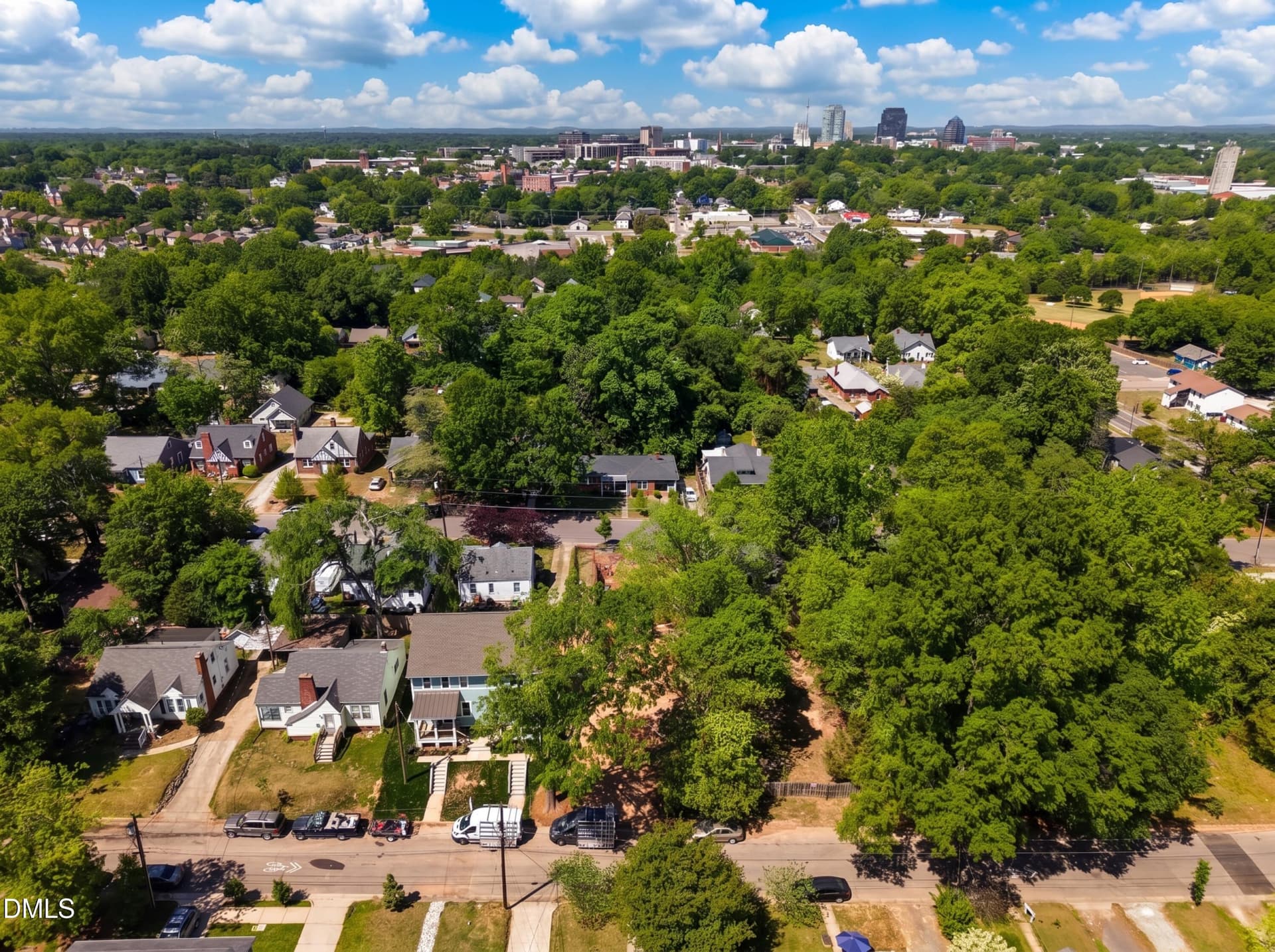 Aerial - 516 N Maple Street, Durham, NC 27703