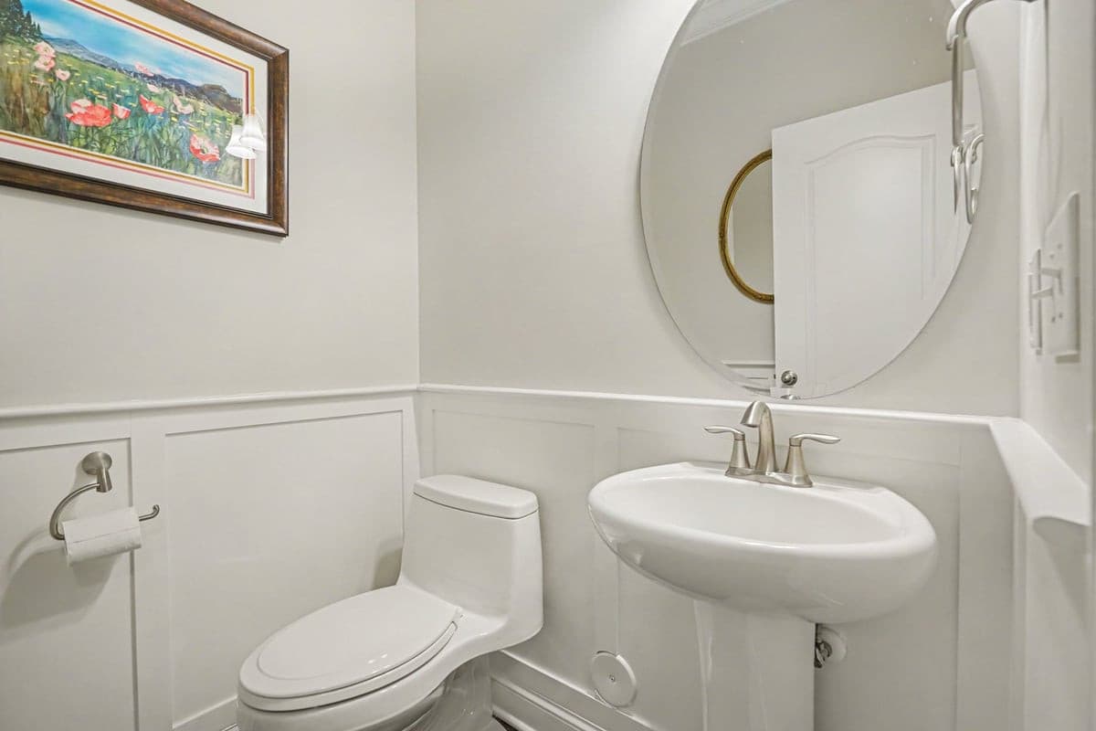 Private powder room - 1115 Lotus Lilly Drive, Durham, NC 27713
