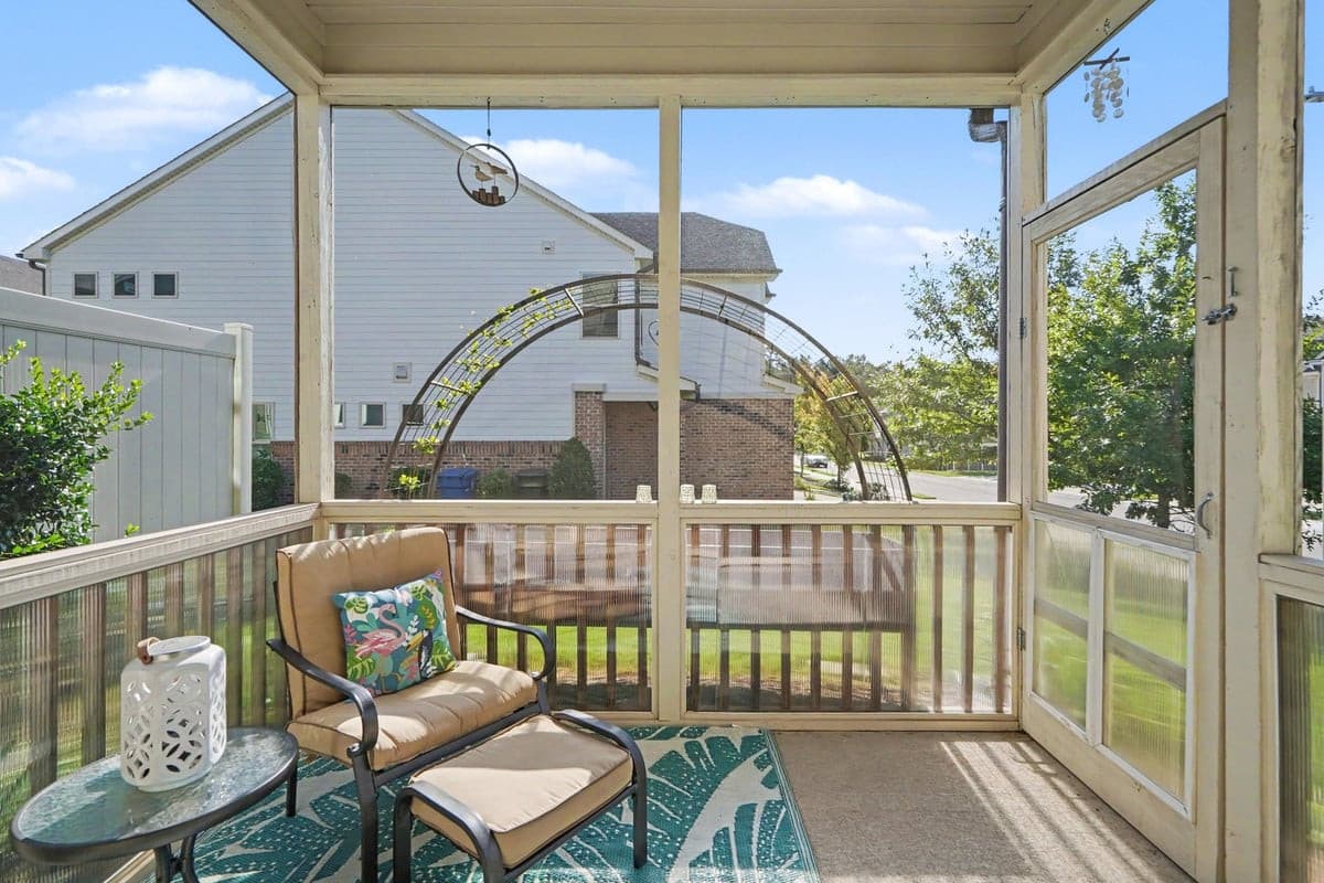 Screened porch - 1115 Lotus Lilly Drive, Durham, NC 27713