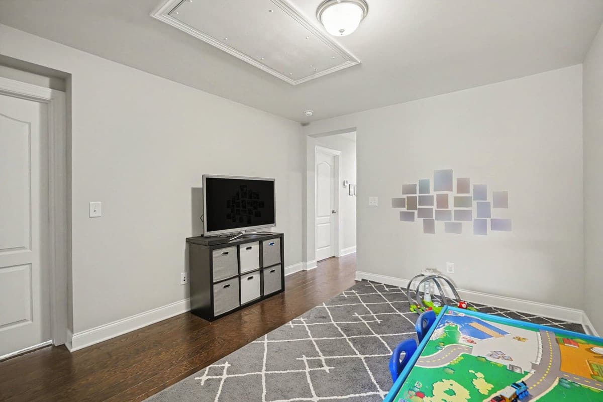 2nd floor wood flex space and hallway - 1115 Lotus Lilly Drive, Durham, NC 27713