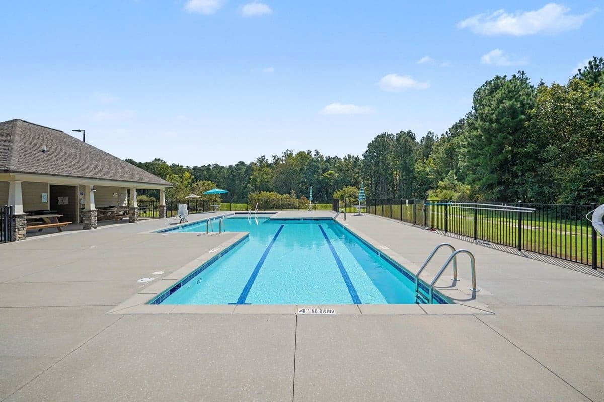 Serene community pool setting - 1115 Lotus Lilly Drive, Durham, NC 27713