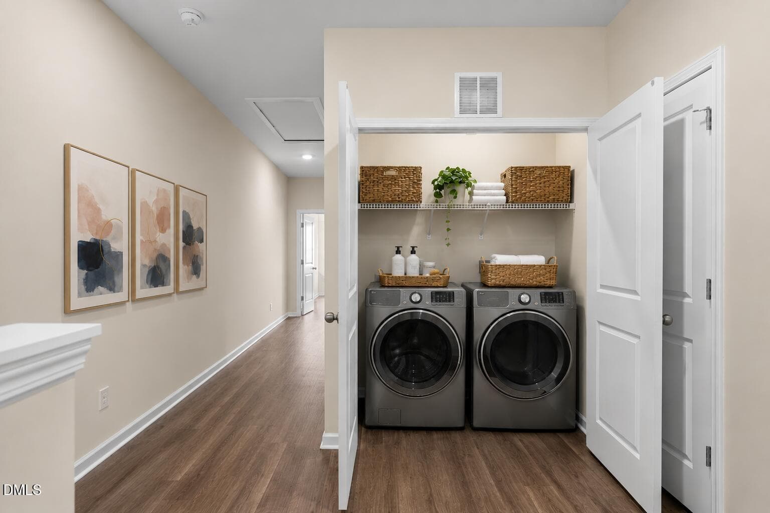 Lola Laundry Hall Virtual Staging - 211 Kerag Way, Garner, NC 27529