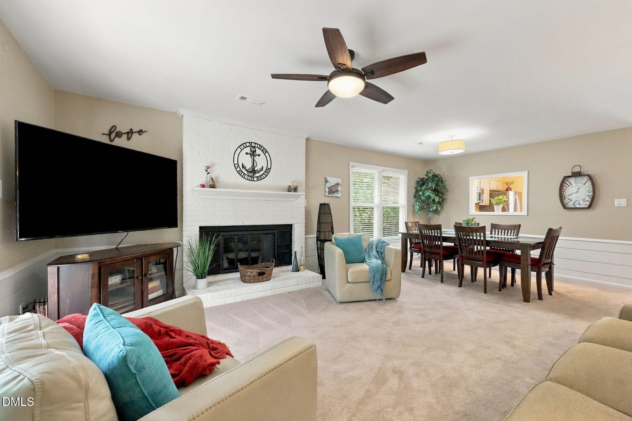 Fireplace - 6412 Meadow View Drive, Raleigh, NC 27609