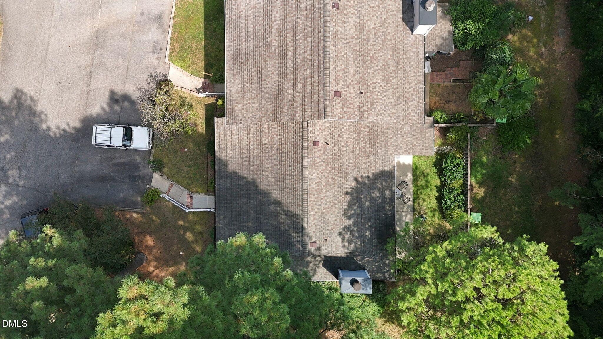 Aerial view - 6412 Meadow View Drive, Raleigh, NC 27609
