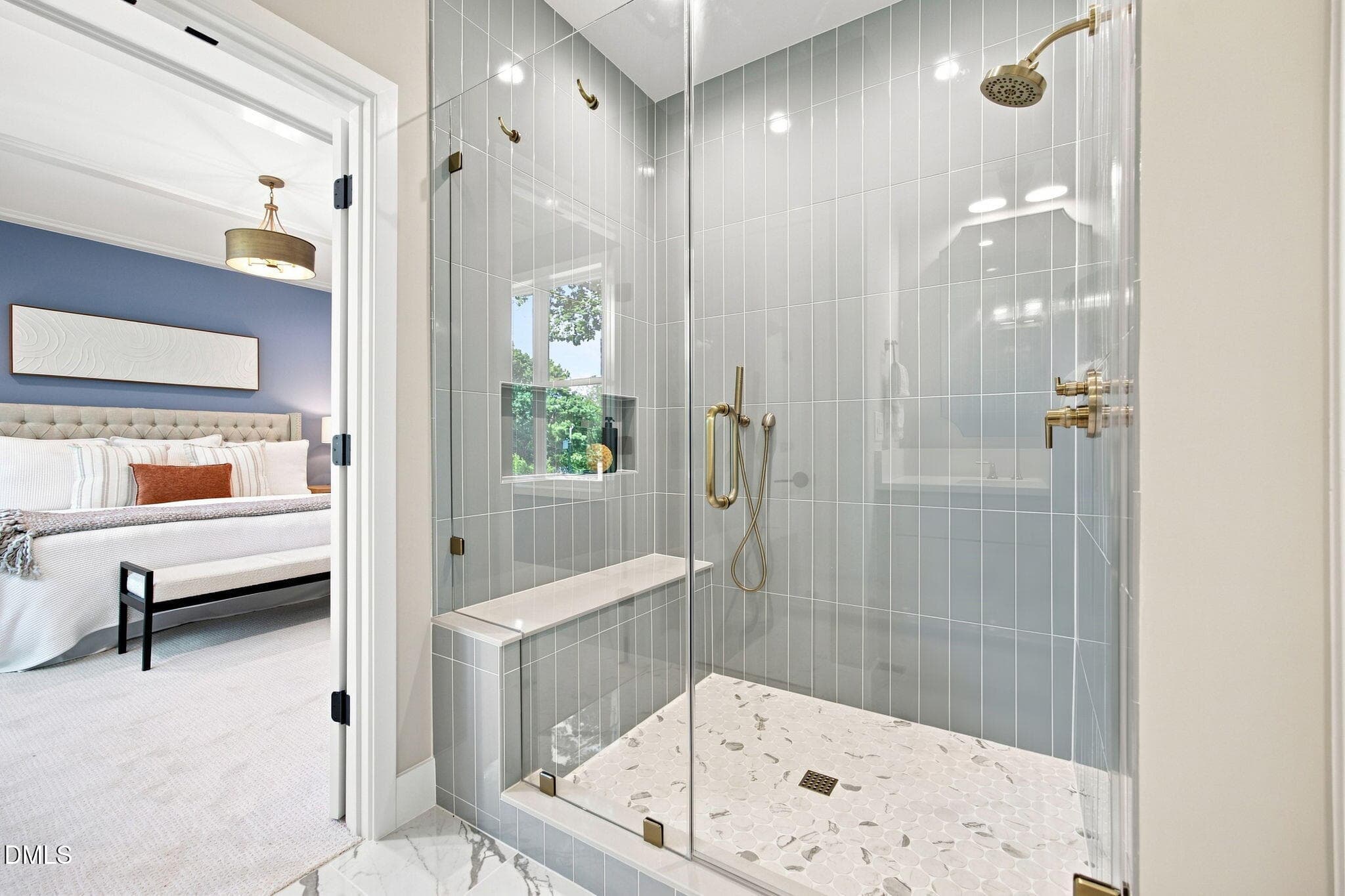 1809 primary shower - 1809 Bennett Street, Raleigh, NC 27604