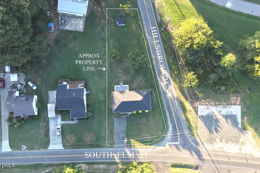 Aerial - 108 S Elm Street, Creedmoor, NC 27522, Creedmoor