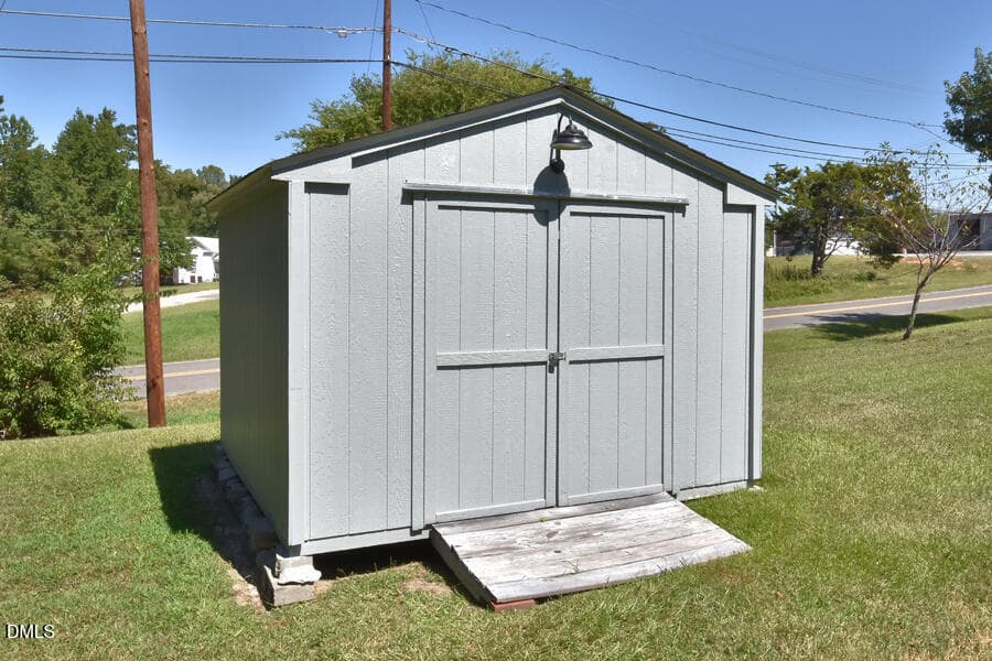 Storage shed - 108 S Elm Street, Creedmoor, NC 27522, Creedmoor