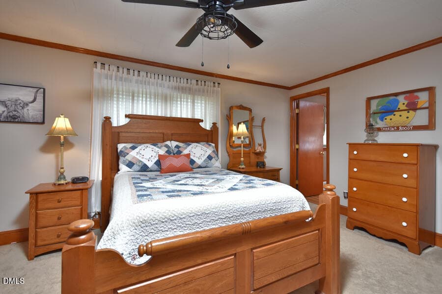 Primary bedroom - 108 S Elm Street, Creedmoor, NC 27522, Creedmoor